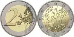 Malta, 2020, 2 Euro, The Role of the Malta Community Chest Fund in Society: Games, KM # 207, Bimetal, UNC CONDITION.