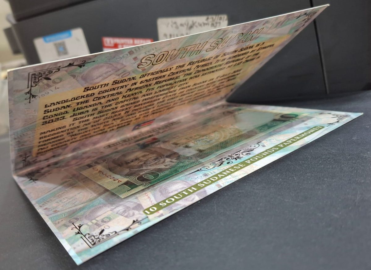 SOUTH SUDAN 10 SUDANESE POUNDS UNC NOTE WITH BEAUTIFUL PACKING - Image 4