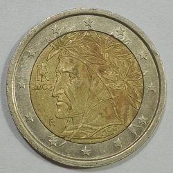 Italy 2 Euros 2002 Pope Julius II RARE BIMETALLIC COIN #L-631