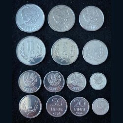 Armenia, 7 coin set, UNC Condition.