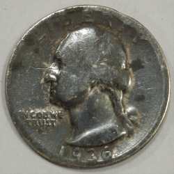 1936 United States ¼ Dollar "Washington Silver Quarter" Weight 6.25 g SILVER COIN #L-640