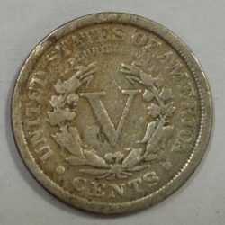 Alternative view of United States 5 Cents 1911 "Liberty Nickel" with "CENTS" RARE COIN #L-656