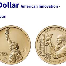 United States 1 Dollar American Innovation - Missouri 2024 commemorative Gem unc condition rare coin #L-688