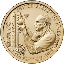 Alternative view of United States 1 Dollar American Innovation - Missouri 2024 commemorative Gem unc condition rare coin #L-688