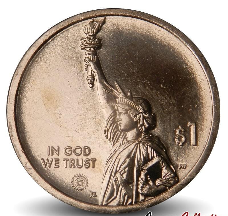 United States 1 Dollar American Innovation - Arkansas commemorative Issue gem unc condition coin #L-683 - Image 2