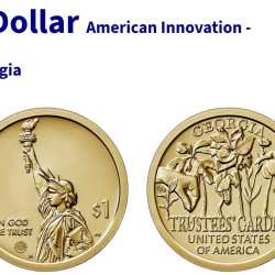 United States 1 Dollar American Innovation - Georgia commemorative issue gem unc condition coin #L-682
