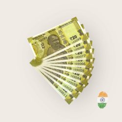 Rs 20 India Banknote Set 123011 to 123099 Unc Unique and Rare