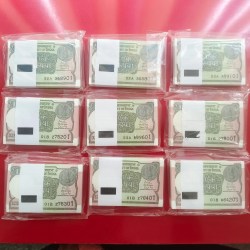 DAM CHEAP SALE❤️🤑 Today Offer 💓🤩 One Rupee 2019 Bundle 100 Note Packet Serial Wise New Fresh Notes Sign By Subhash Garg Single Bundle Given Most Demanding and Valuable