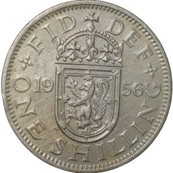 Copper-Nickel 1 Shilling of Elizabeth II(AD 1956) of United Kingdom