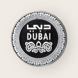 United Arab Emirates Souvenir Medallions Silver Plated Burj Khalifa Unique and Rare