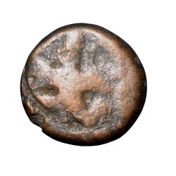 Copper Coin of Sadasivaraya(AD1542-68) of Vijaynagar Empire Garuda in Virasana