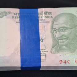 RARE 5 RUPEE BUNDLE STARTING 007 GEM UNC CONDITION SERIAL NO. 007101