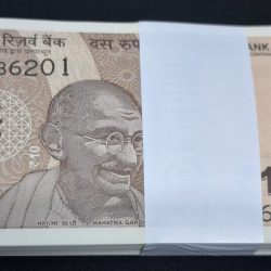 Ten Rupee Packet GEM UNC Condition Starting 786 Bundle Serial No. 786201