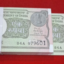 ONE RUPEE PACKET 2018 97 ,96,95 SERIAL NO. 979601