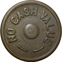 Old Brass Amusemant Park Token (19th Cen. AD)