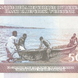 Alternative view of Burundi 50 Francs World Banknote Series Unique and Rare