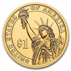 USA Presidential Roll USD 1 Woodrow Wilson Presidential $1 Coin Roll Of 25 Pcs