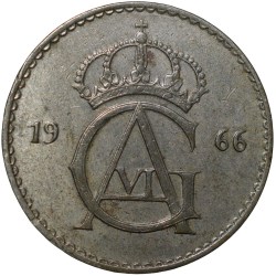 Nickel 50 Ore of Sweden Country (AD 1966)