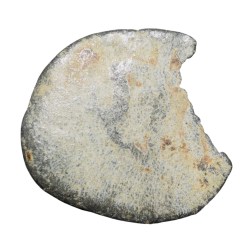 Lead Coin of Vakataka's (5th - 7th Cen. AD) with Trident on Stand/Arched Hill above Platform