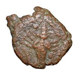 Copper Coin of Madurai Nayakas(1600-1700 AD) with Standing Garuda Right
