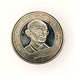 Mahatma Gandhi Token Great Lives in History Extremely Unique and Rare