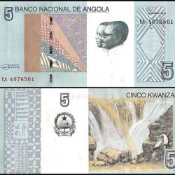 Angola 5 Kwanzas Banknote 2012 P151Aa UNC Unique and Rare