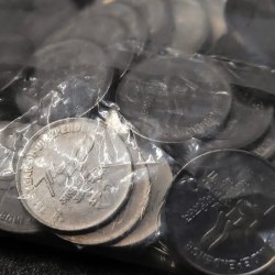 Two Rs Rare Coin Pkt Akam 75 Years Of Independence Hyderabad Mint RBI Sealed Packed