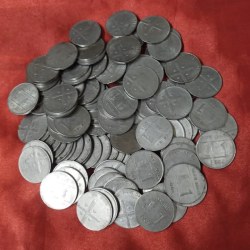 One Rs Scare Coin 2005 Year Mix Mint 100 Pcs Given Good Condition