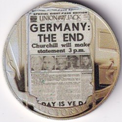 Gibraltar One Crown Copper Nickel Coin #3