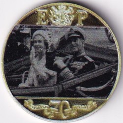 Gibraltar One Crown Copper Nickel Coin #5