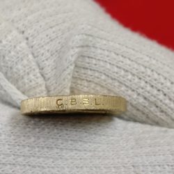 Alternative view of Extremely Rare Srilankan Batsman World Cup Five Rs Non Circulation Coin Rarely Issue 1996 Year Cricket World Cup Issue