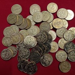 Alternative view of 25 CHHERTUM ROYAL GOVERNMENT OF BHUTAN 1979 YEAR 10 PCS GIVEN BUNC CONDITION