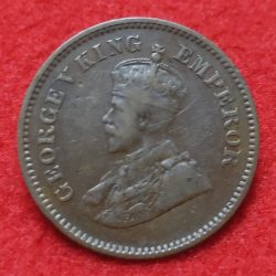 Alternative view of 1/2 PICE GEORGE V 1915 CALCUTTA MINT