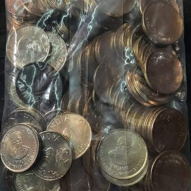 Rare Rare Five Rs Birth Centenary Of Rani Gaidinliu 1915 2015 RBI sealed Pack 100 Pcs Given - Image 3