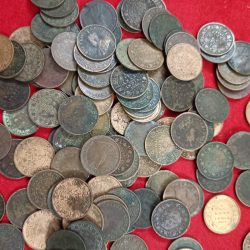 Alternative view of George V 1/12 Anna India 100 Pcs Given Mix Mints Mix Years British of India