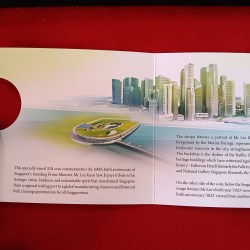 Alternative view of Extremely Rare 10 th Dollar Singapore Proof Commemorative Coin 100 Th Birth Anniversary 1923-2023 Lee Kuan yew Authority Of Singapore