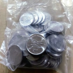 Alternative view of One Rs Akam 2024 Year Kolkata Mint Gem Bunc Condition RBI Sealed Packet