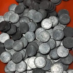 Five Rs Scare Coins Loot FSS Steel Mix Commorative Coins 100 Pcs Given Mix Condition Shown Image