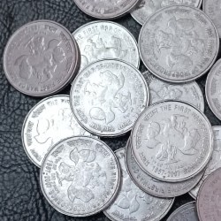 Alternative view of Five Rs Rare Coin First War of the Independence Bombay Mint 5 Pcs Given