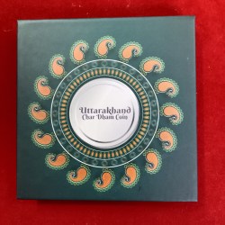 Uttrakhand Char Dham Token Set Issued Of Uttrakhand Ministry Aluminium Coin Set
