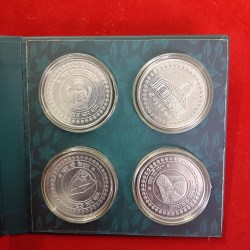 Alternative view of Uttrakhand Char Dham Token Set Issued Of Uttrakhand Ministry Aluminium Coin Set