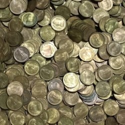 One Naya Paisa Nickel Brass 50 Pcs Given 1962-64 Year All Mints Mix Republic of India