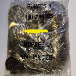 Two Rs Scare Coin Copper Nickel National Integration 2000 Year Moscow Mint RBI Sealed Packet