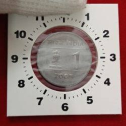 One Rs Rare Error ( Ulta Pulta) 6"o clock Error Coin RBI Mistake Coin