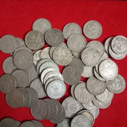Alternative view of 1/2 Half Rupee Mix Years Mix Mints 72 Pcs Given Good Condition