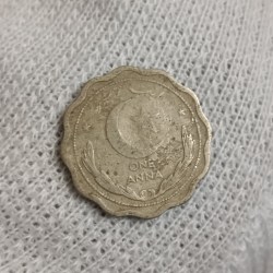 One Anna Rare Coin 1948 Year Government of Pakistan