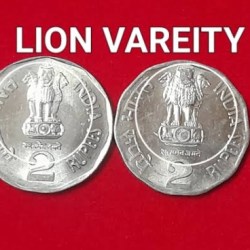 Two Rs Old National Integration 2003 Lion Variety Set Slim Lion Or Fatty Lion Rare Set