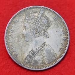 Alternative view of ONE RUPEE COIN 1892 VICTORIA EMPRESS