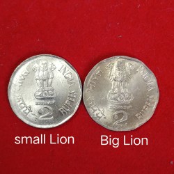 Two Rs Old National Integration 2003 Lion Variety Set Slim Lion Or Fatty Lion Rare Set