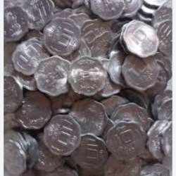 Alternative view of Ten Paise Aluminium Coin Gem Unc Condition 1986 Year Bombay Mint 150 Pcs Given